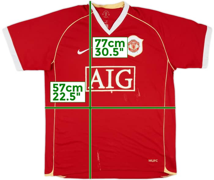 2006-07 Manchester United Home Shirt - 4/10 - (L)