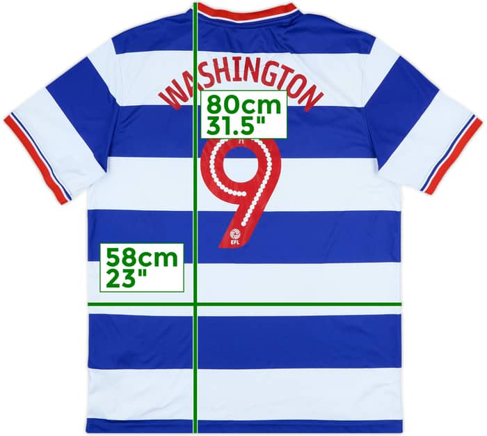 2016-17 QPR Home Shirt Washington #9 - 6/10 - (XL)