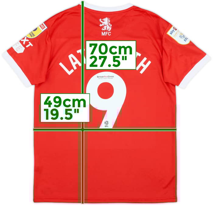 2024-25 Middlesbrough Home Shirt Latte Lath #9 - 8/10 - (S)