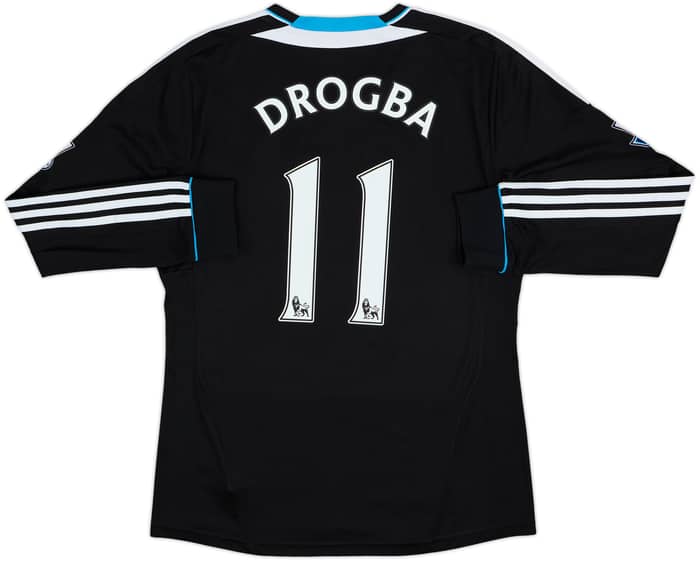 2011-12 Chelsea Away L/S Shirt Drogba #11 - 5/10 - (M)