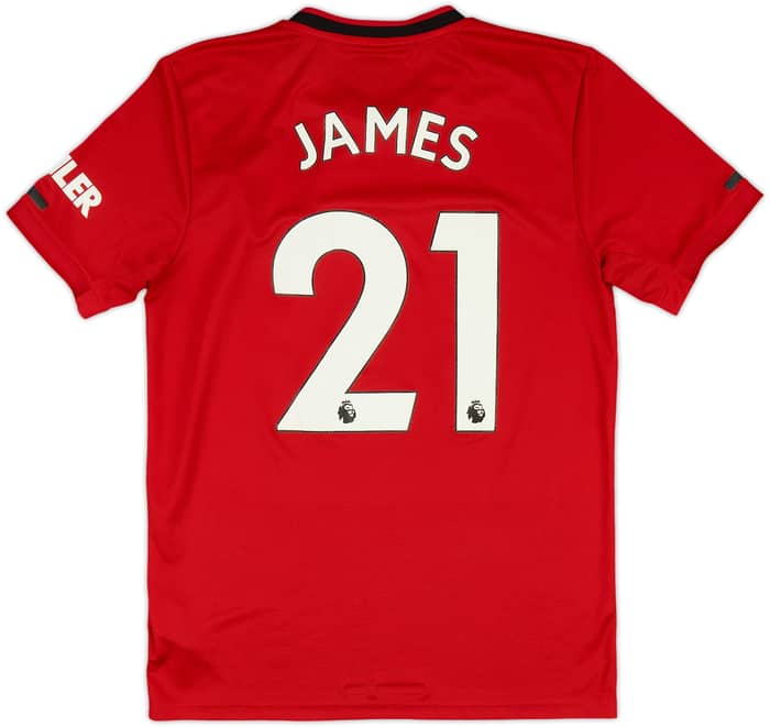 2019-20 Manchester United Home Shirt James #21 - 6/10 - (M)