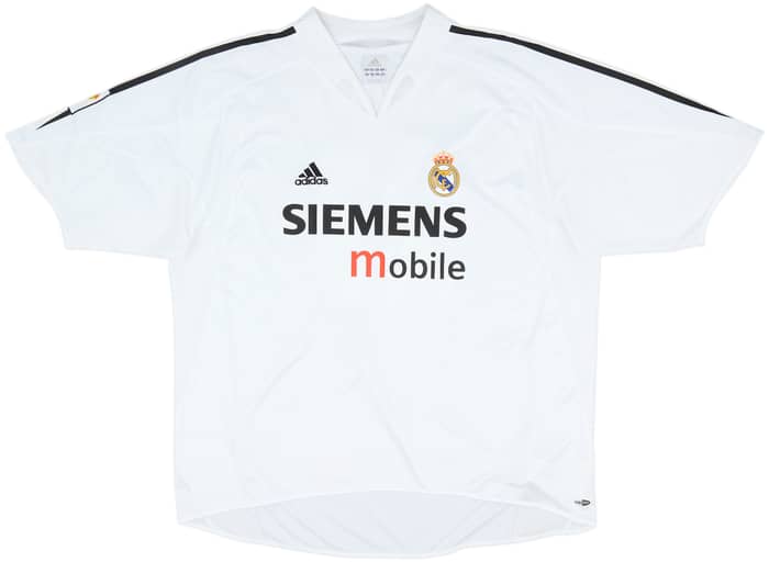 2004-05 Real Madrid Home Shirt Beckham #23 - 9/10 - (XXL)
