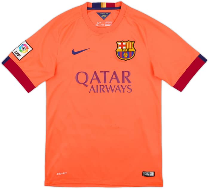 2014-15 Barcelona Away Shirt Messi #10 - 6/10 - (S)