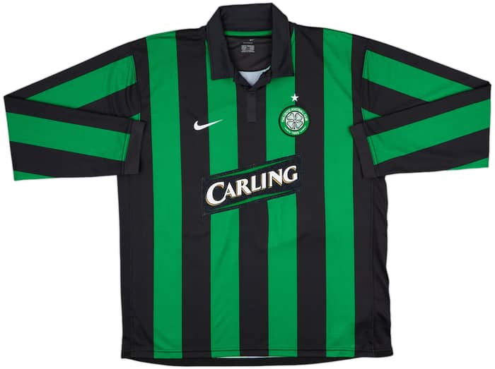 2006-08 Celtic Away L/S Shirt Nakamura #25 - 8/10 - (XL)