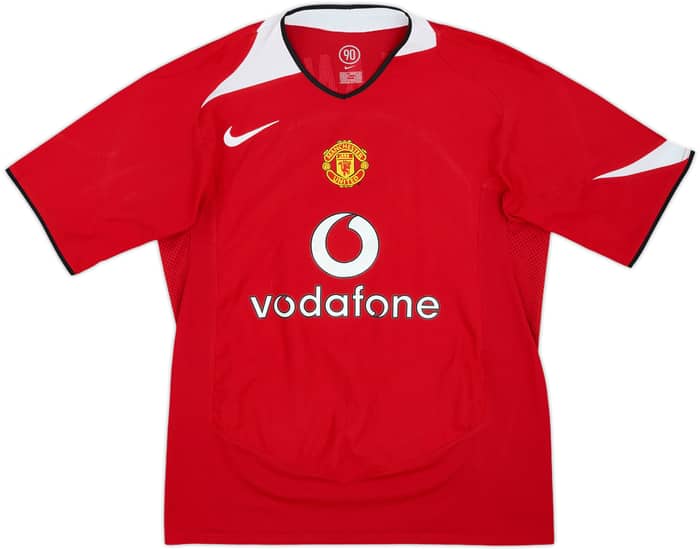 2004-06 Manchester United Home Shirt Keane #16 - 9/10 - (M)