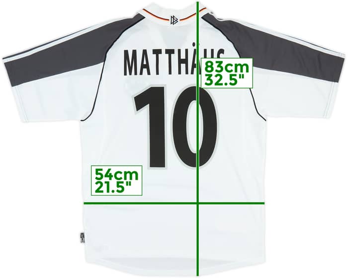 2000-02 Germany Home Shirt Matthaus #10 - 8/10 - (L)