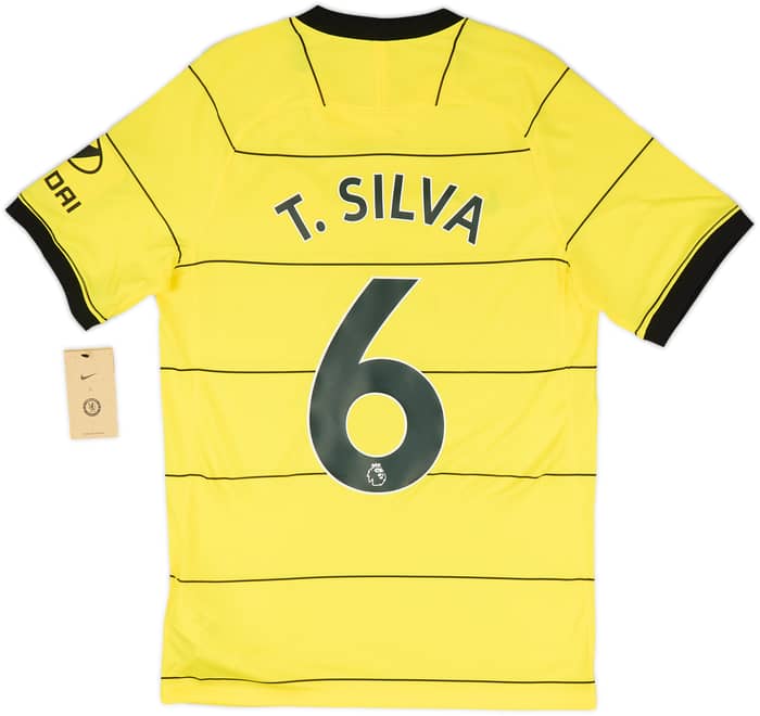 2021-22 Chelsea Away Shirt T.Silva #6 (S)