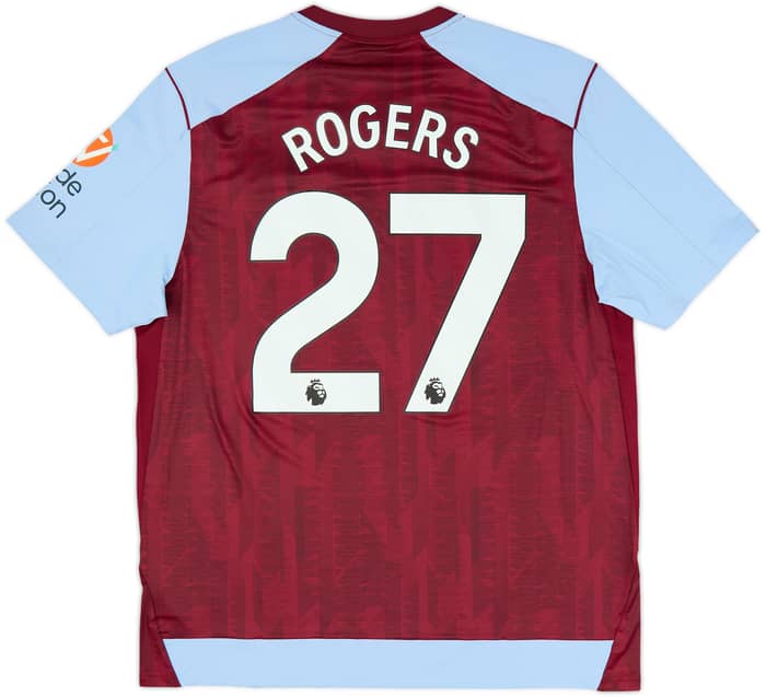 2023-24 Aston Villa Home Shirt Rogers #27 (XL)