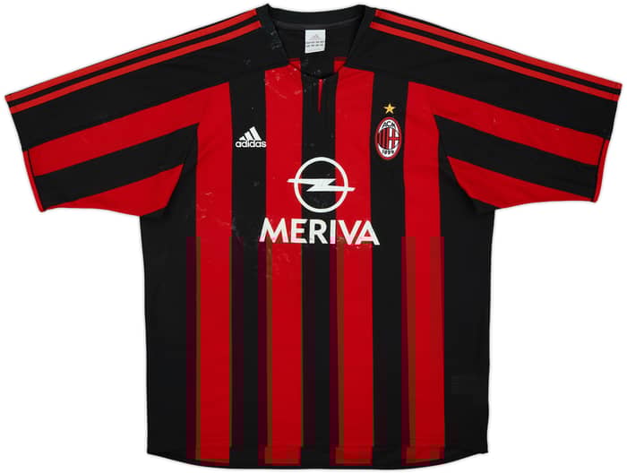 2003-04 AC Milan Home Shirt - 4/10 - (L)