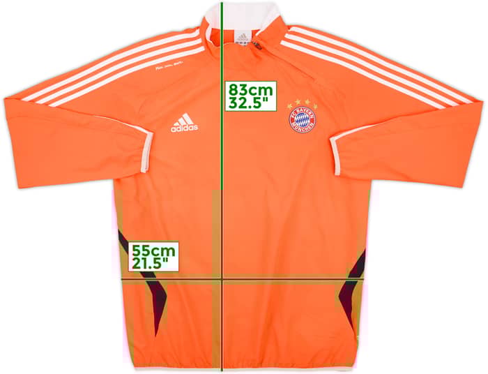 2012-13 Bayern Munich adidas 1/4 Zip Drill Top - 8/10 - (L/XL)