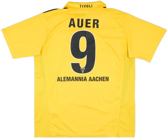 2010-11 Alemannia Aachen Home Shirt Auer #9 - 8/10 - (L)