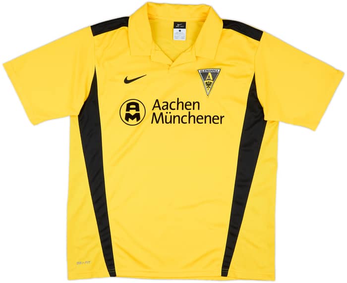 2010-11 Alemannia Aachen Home Shirt Auer #9 - 8/10 - (L)