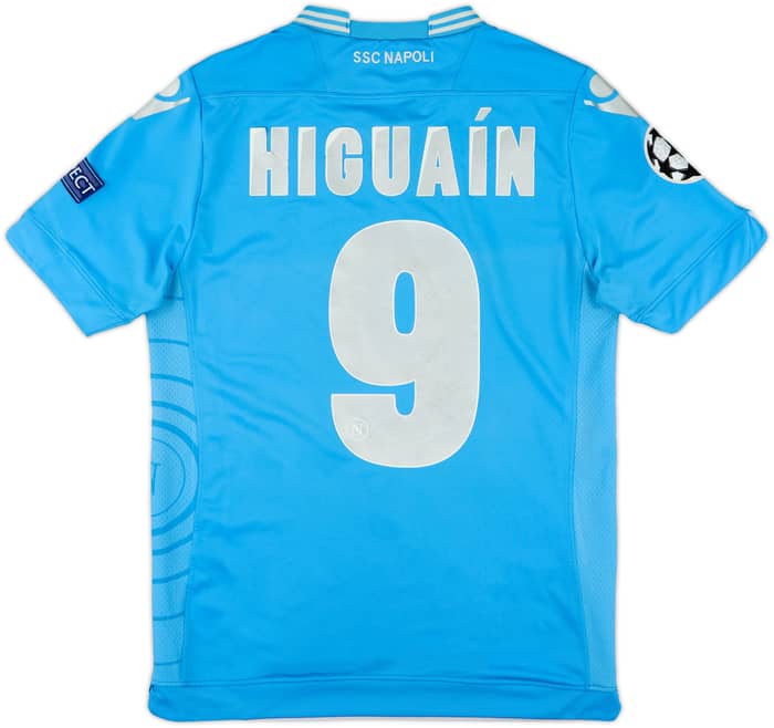 2013-14 Napoli Home Shirt Higuain #9 - 5/10 - (M)
