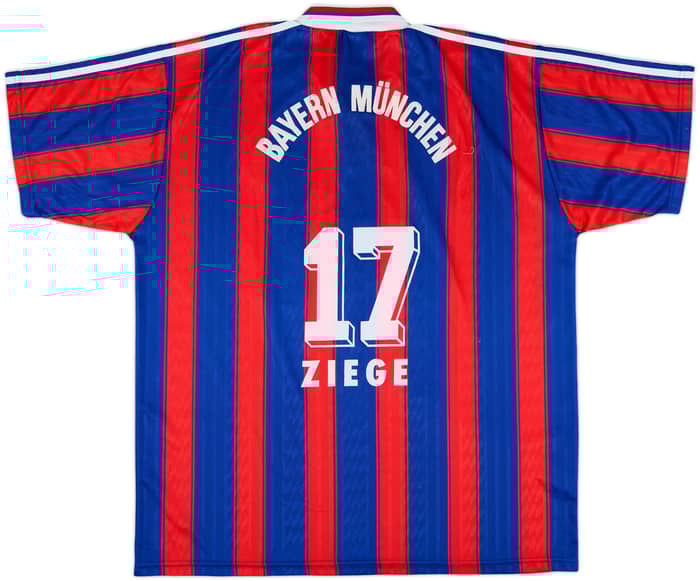 1995-97 Bayern Munich Home Shirt Ziege #17 - 8/10 - (XXL)