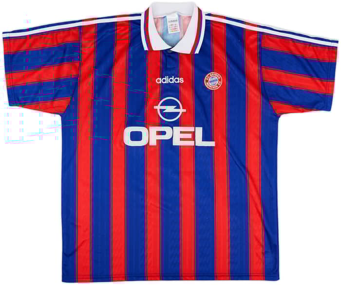 1995-97 Bayern Munich Home Shirt Ziege #17 - 8/10 - (XXL)