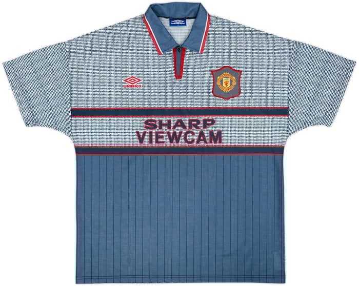 1995-96 Manchester United Away Shirt Cantona #7 - 10/10 - (XL)