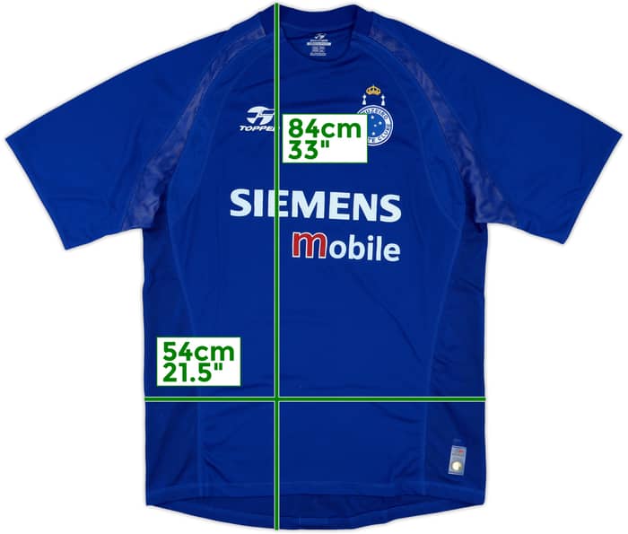 2004 Cruzeiro Home Shirt #11 - 6/10 - (XL)