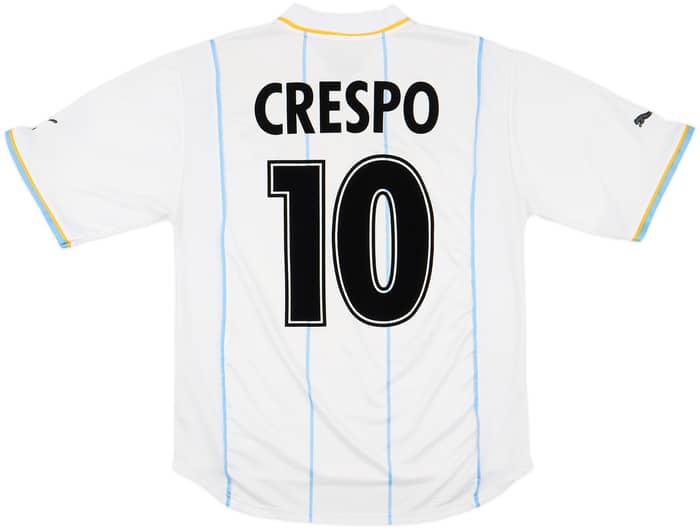 2001-02 Lazio European Home Shirt Crespo #10 - 8/10 - (M)