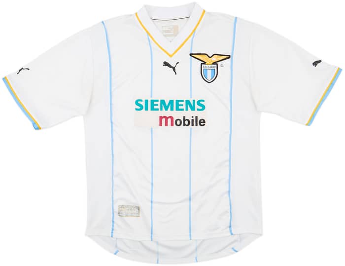 2001-02 Lazio European Home Shirt Crespo #10 - 8/10 - (M)