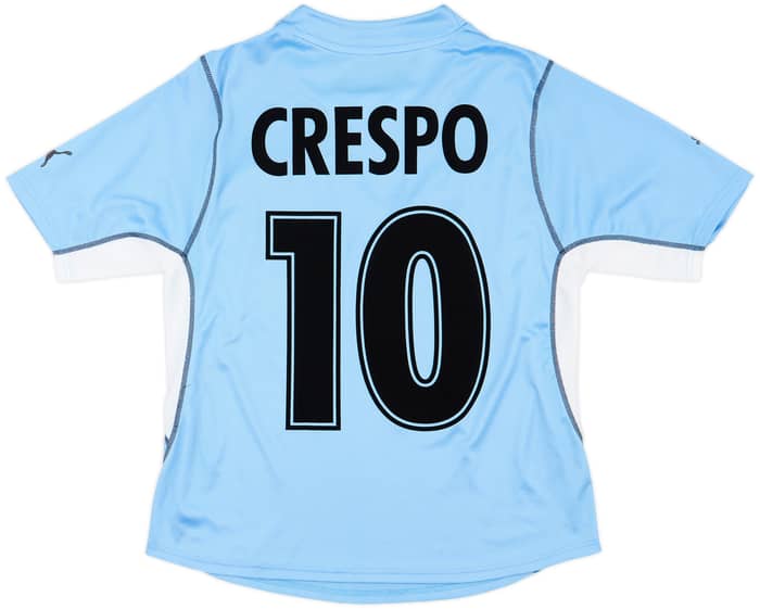 2001-02 Lazio Home Shirt Crespo #10 - 7/10 - (S)