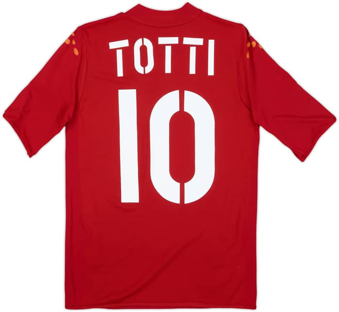 2003-04 Roma Home Shirt Totti #10 - 6/10 - (M)