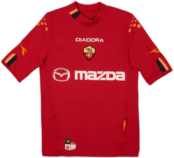 2003-04 Roma Home Shirt Totti #10 - 6/10 - (M)