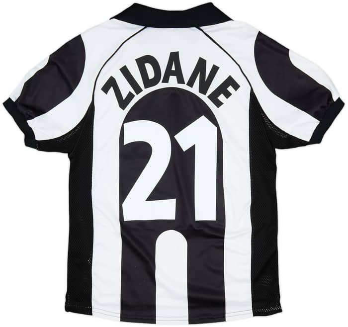 1997-98 Juventus Centenary Home Shirt Zidane #21 - 8/10 - (S)
