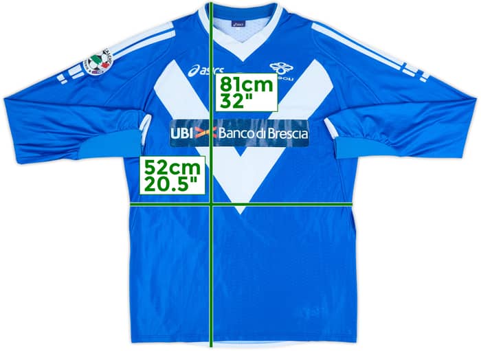 2008-09 Brescia Home L/S Shirt - 4/10 - (XXL)
