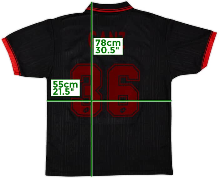 1997-98 AC Milan Third Shirt Ganz #36 - 8/10 - (L)