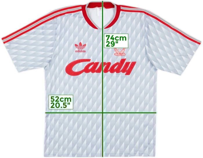 1989-91 Liverpool Away Shirt - 6/10 - (M)