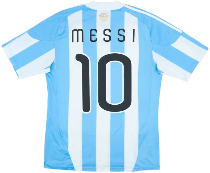 2010-11 Argentina Home Shirt Messi #10 - 6/10 - (L)