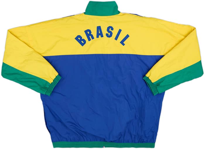 1994-96 Brazil Umbro Track Jacket - 9/10 - (L)