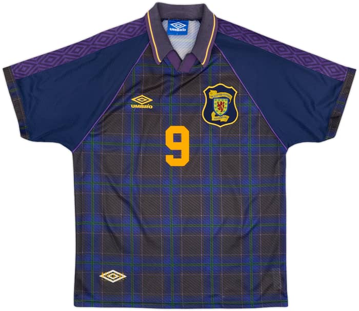 1994-96 Scotland Home Shirt McCoist #9 - 8/10 - (L)