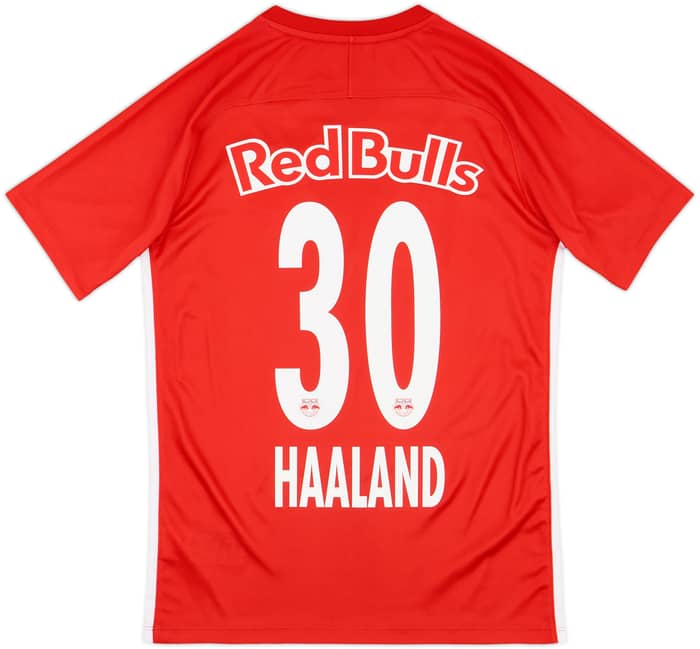 2019-20 Red Bull Salzburg Home Shirt Haaland #30 - 7/10 - (M)