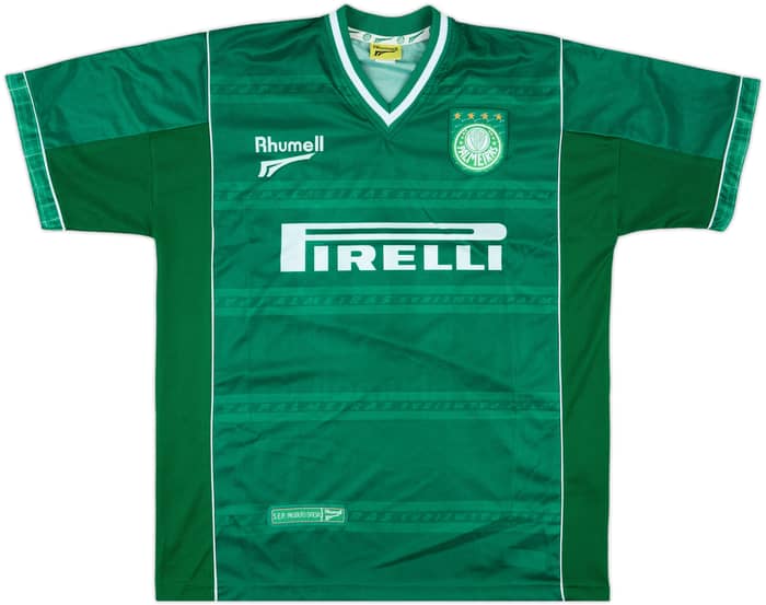 2001-02 Palmeiras Home Shirt #10 - 9/10 - (L)