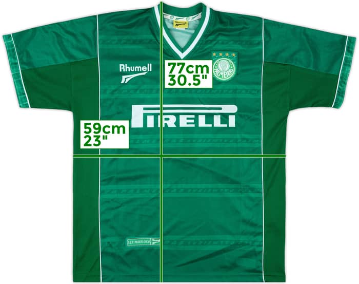 2001-02 Palmeiras Home Shirt #10 - 9/10 - (L)