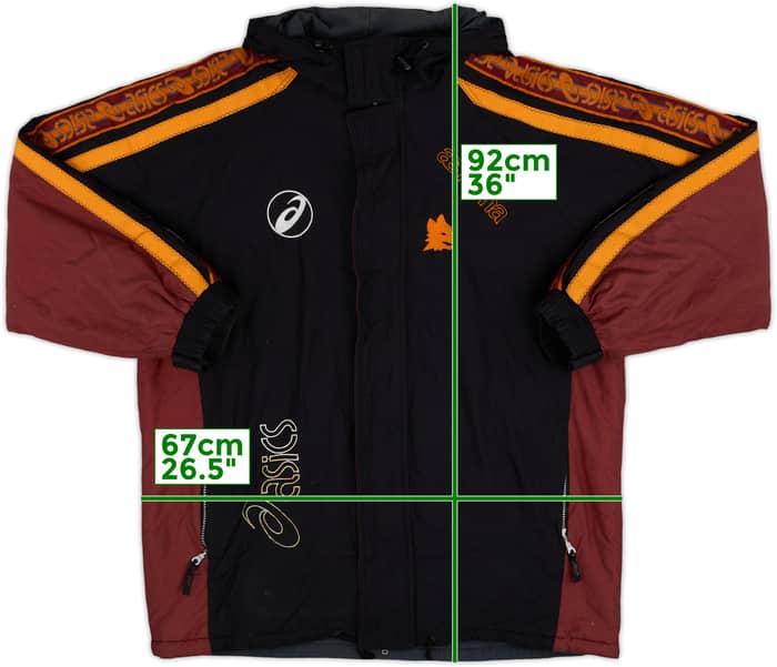1995-96 Roma Asics Padded Bench Coat - 7/10 - (XL)