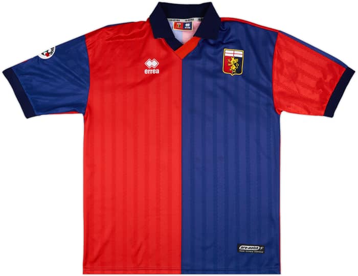 2001-02 Genoa Home Shirt Stroppa #10 - 8/10 - (XXL)