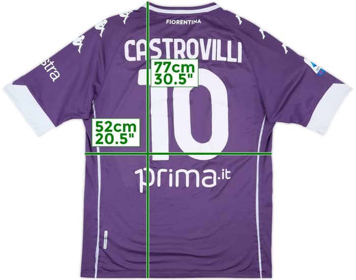 2020-21 Fiorentina Home Shirt Castrovilli #10 - 7/10 - (XXL)
