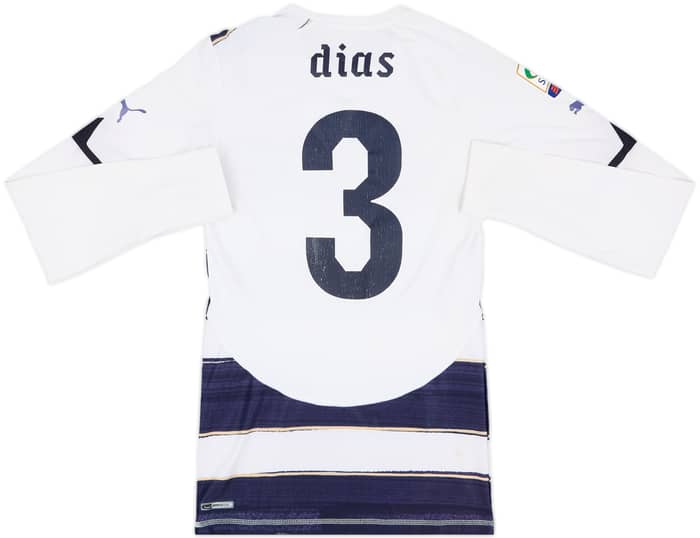 2010-11 Lazio Match Issue Third L/S Shirt Dias #3
