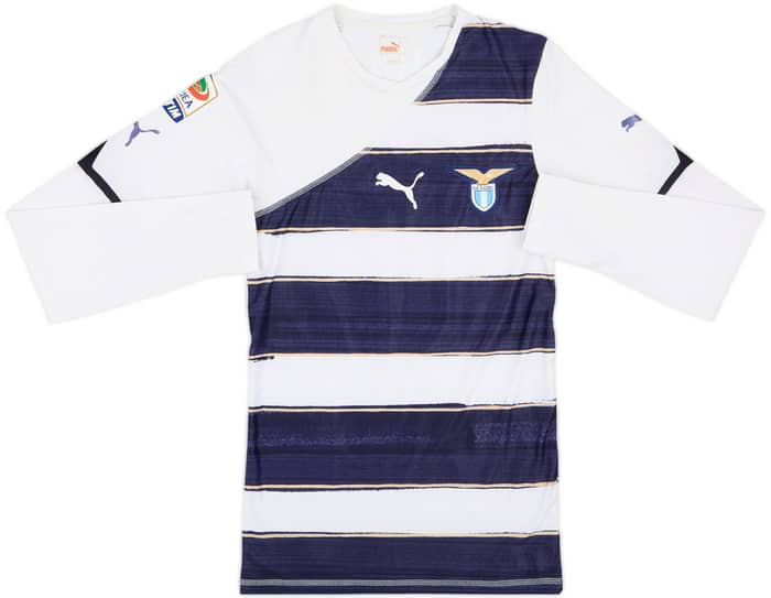 2010-11 Lazio Match Issue Third L/S Shirt Dias #3