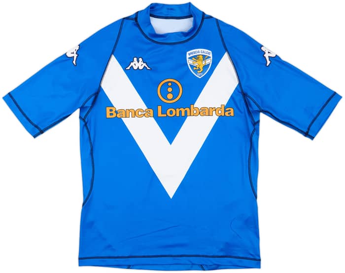2003-04 Brescia Signed Home Shirt Martinez V. #5 - 8/10 - (L)