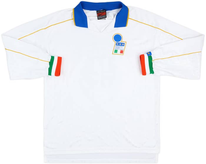 1994-96 Italy Match Issue Away L/S Shirt #8