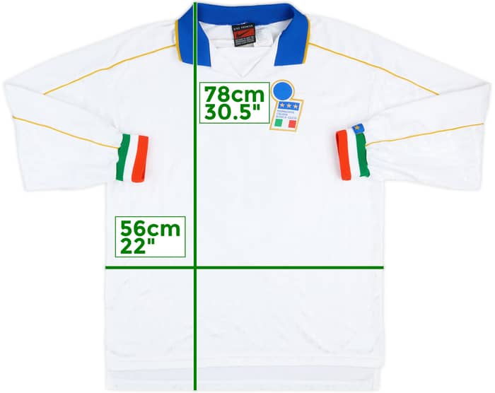1994-96 Italy Match Issue Away L/S Shirt #8