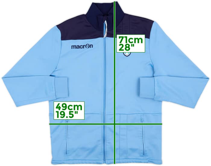 2012-13 Lazio Macron Track Jacket - 7/10 - (M)