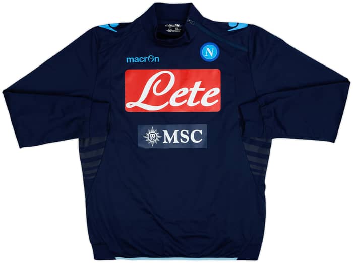 2013-14 Napoli Macron Sweat Top - 8/10 - (XXL)