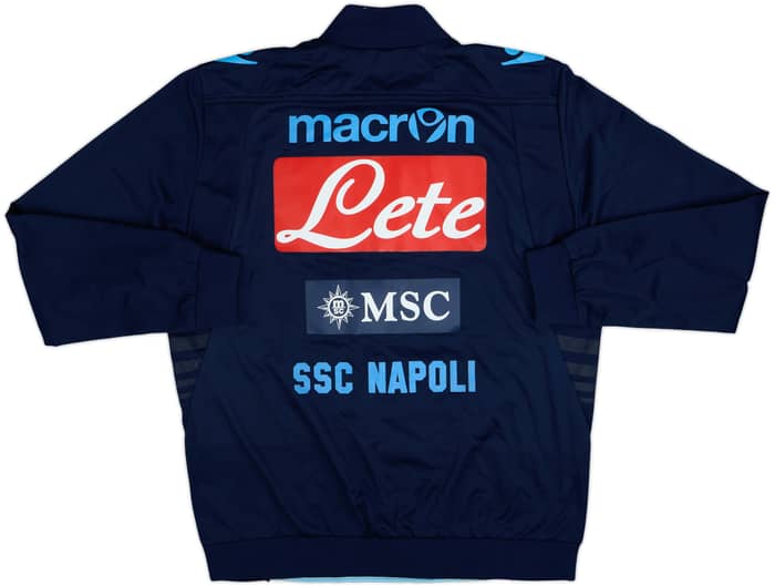 2013-14 Napoli Macron Sweat Top - 8/10 - (XXL)