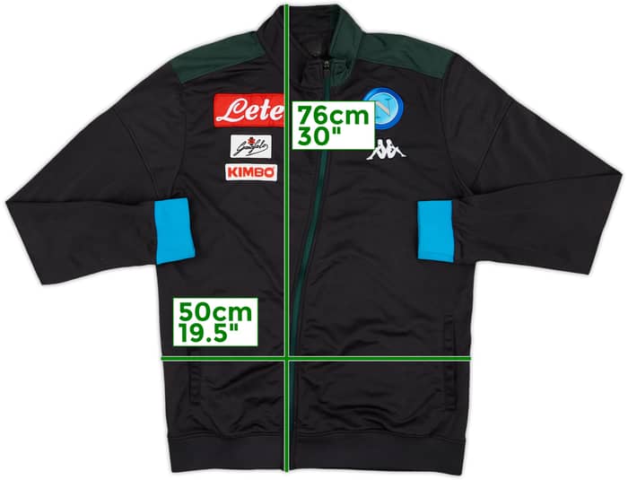 2018-19 Napoli Kappa Track Jacket - 6/10 - (XL)