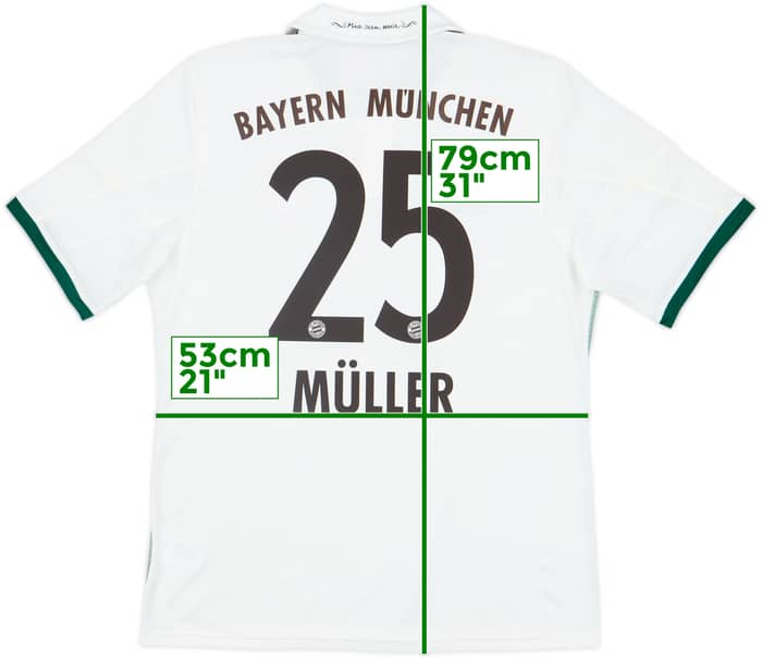 2013-14 Bayern Munich Away Shirt Muller #25 (L)