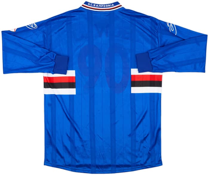 2000-01 Sampdoria Home L/S Shirt - 8/10 - (XL)
